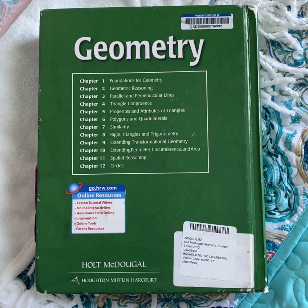 Geometry Textbook - Picture 2 of 2